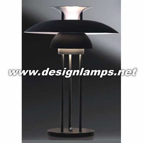 Poul Henningsen PH 3 de mesa al estilo de la lámpara