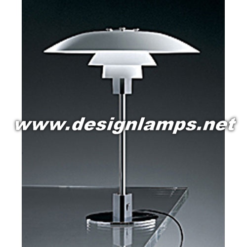 Poul Henningsen PH 4-3 bordlampe (aluminum)